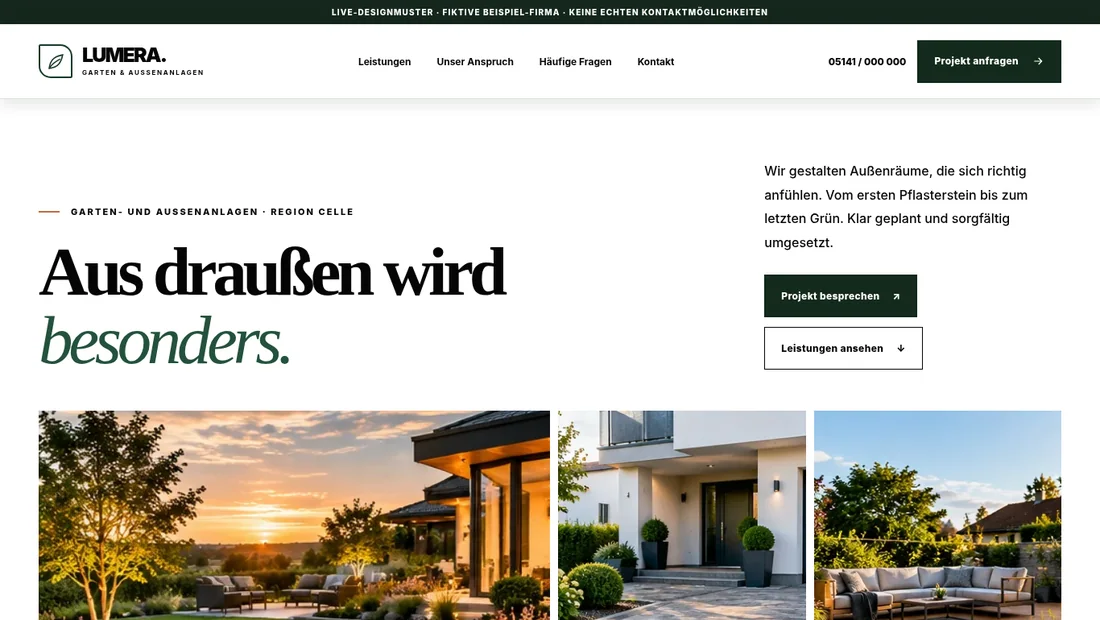 Vorschau der Original-Musterseite LUMERA