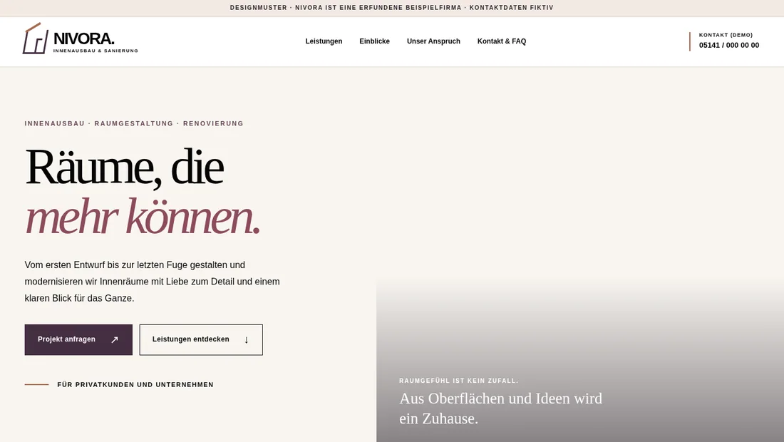Vorschau der Original-Musterseite NIVORA